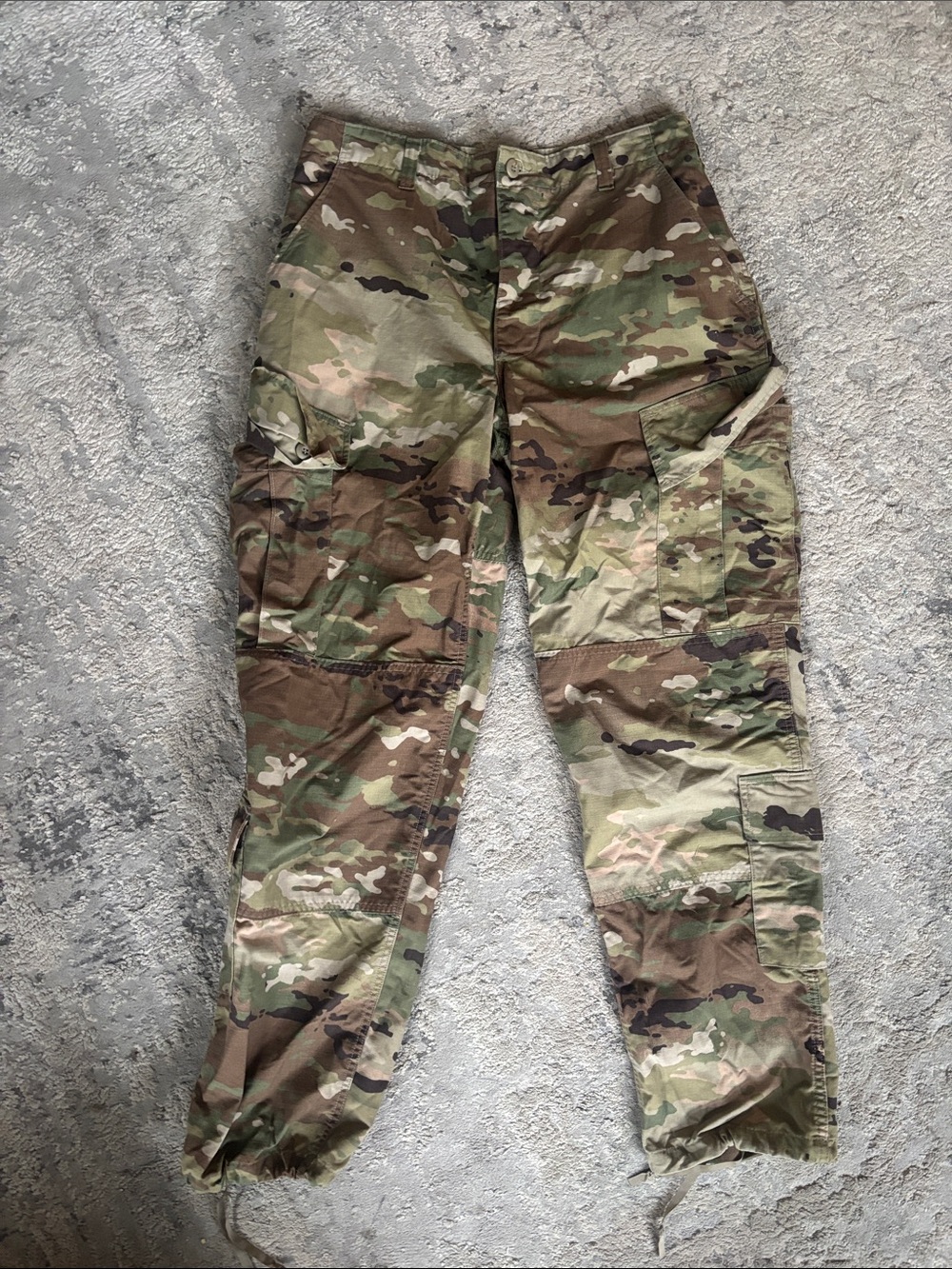 Men's Tactical Camo Cargo Pants - Olive/Brown